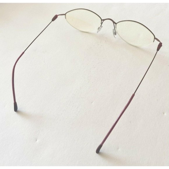 Silhouette Semi-Rimless Titanium Red Hinged Glasse main image 7